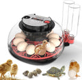 Nest II - 12 Egg Incubator for Beginners, Multi-Level Adaptive Humidity (Auto-Refill & Dual-Bottle) & Stable Temp Control, Auto Egg Turning, Real-Time Display, Candler for Hatching Poultry Eggs