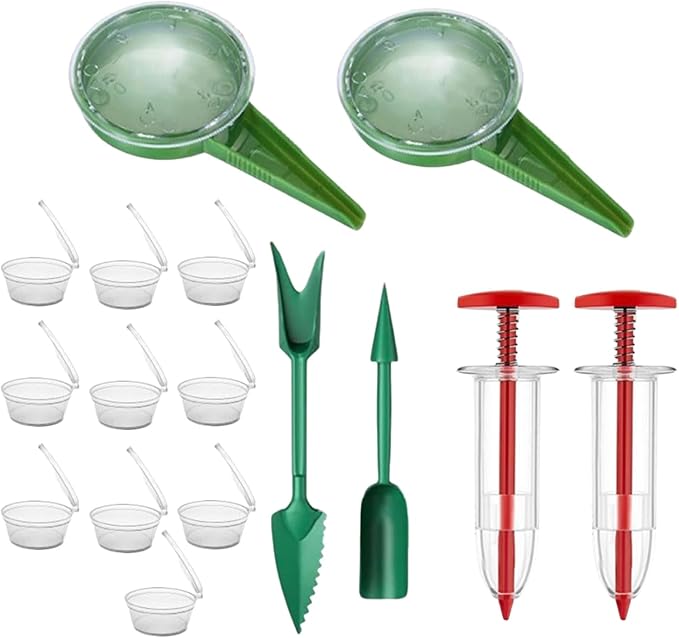 Planter Dispenser,Portable Reusable Small Seeder,Sower Planter Seedling Dispenser - for Flower Tree Grass Backyard Outdoor Farm Planting Gardener Women Mom