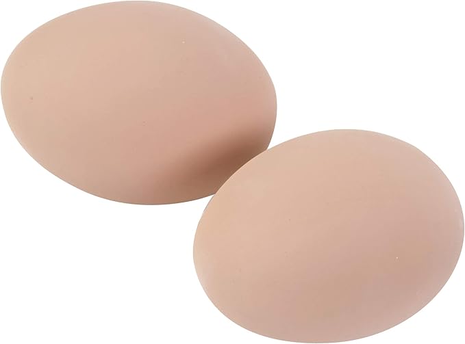 Little Giant® Large Egg Basket Kit | Chicken Egg Basket with Ceramic Eggs | Egg Collecting Basket Kit (Brown Eggs, Large Basket (13 Inches))