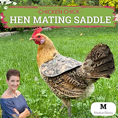 The Chicken Chick® Hen Mating Saddle Skinny / Medium - Camouflage, Cotton - Image 2