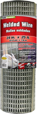 YARDGARD – 1/2 in. x 1 in. Mesh Welded Wire Fence – 24 in. x 25 ft. 16‑Gauge Galvanized Steel – for Garden Protection | Animal Cages | Outdoor Fencing and Property Boundaries