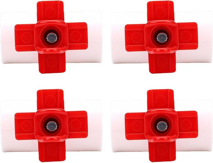 10PCS Chicken Waterer Nipples, Automatic Watering System Leakproof Design with Tee Fittings for Poultry Chicks and Chickens