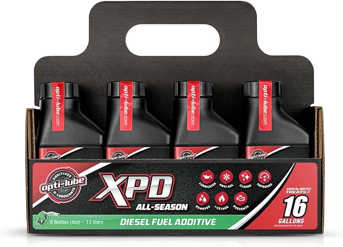 Opti-Lube XPD All-Season Diesel Fuel Additive - 4oz Bottles (8 Pack)