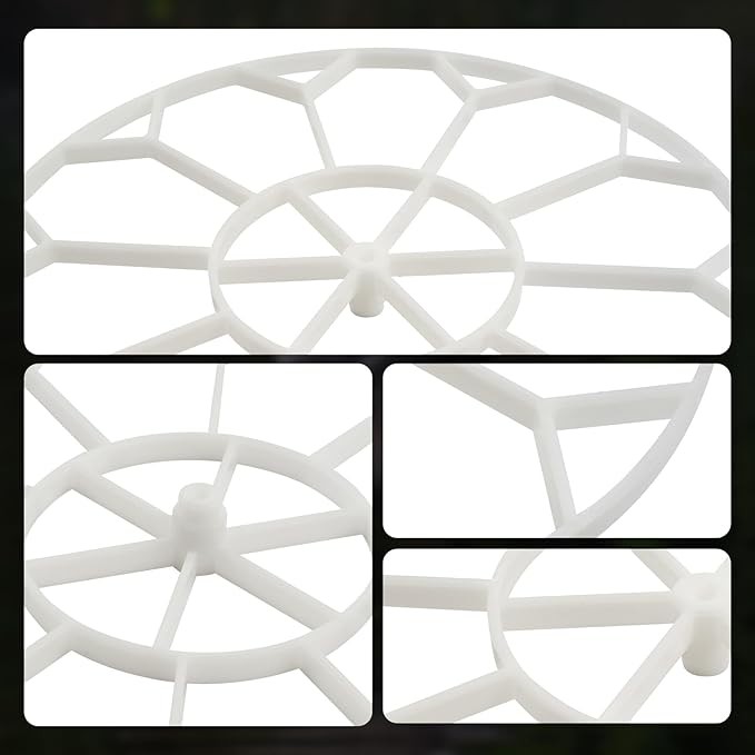 10 Egg Capacity Jumbo Goose Heavy Breeds Tray Compatible with Nurture Right 360 Incubator Turner, White JGT360