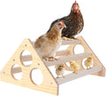Wooden Chick Perch, Chick Stand Training Perch, Wood Chicken Roosting Bar for Entertainment, Strong Chick Jungle Gym Roosting Bar, Strong Wooden Chicken Roosting Bar, Easy to Assemble and Clean（Big）