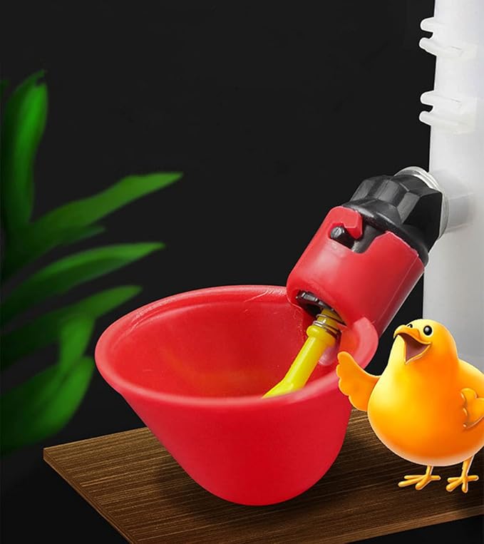 DoubleWood 36Pack Fully Automatic Poultry Drinking Machine Chicken Drinking Cup, Chicken Drinking Watering Cups/Poultry Drinking Machine (36)