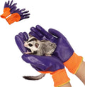 Sugar Glider Gloves Anti-Scratch Reptile Touch Handling with Coating Safety Gloves for Hedgehog