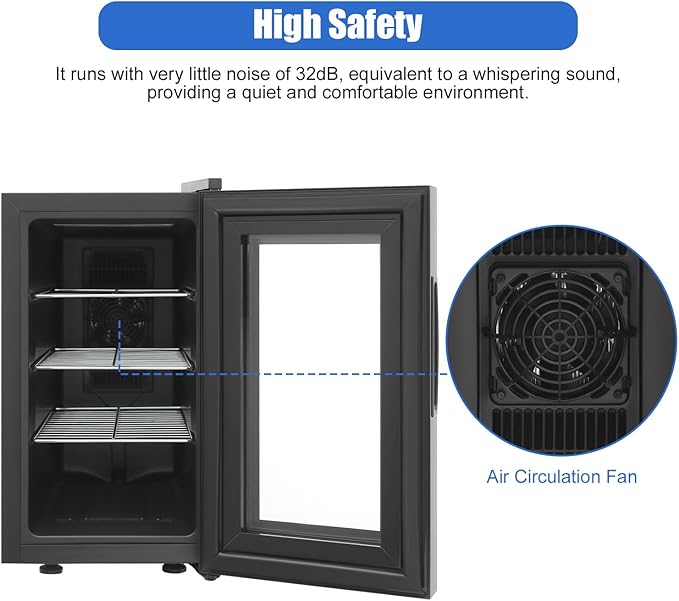 Reptile Incubator, 6.08Gal Portable Scientific Lab Incubator Digital Incubators Cooling Small Reptiles Eggs Temperature Control with LED Display & 3 Tier Removable Shelves for Hatching Chicks