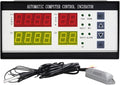 Fahrenheit Temperature Controller Thermostat AC 100V ~ 240V Full Automatic Control System Egg Incubator Machine with Temperature Humidity Sensor Probe