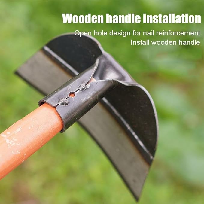 Heavy-Duty Steel Farm Gardening Weeding Hoe Head - New Replacement Handheld Grub Hoe Garden, Garden Hoe for Weeding, Hoe Garden Tool for Garden, Farm and Backyard