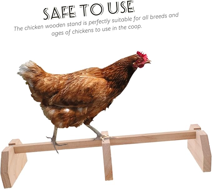 BESPORTBLE Wooden Chicken Perch Chick Roosting Bars for Chicks Pet Supplies Multi-Functional Hen Stand