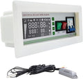 JOJOCY XM‑18SD Egg Incubator Controller, Temperature Humidity Automatic Control Color Display Over-Limit Alarm Thermostat for Chickens, Peacocks, Geese, Ducks, Cranes, Quail and Pigeons