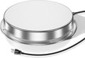 Chicken Water Heater, Chicken Waterer Heated Base for Metal Poultry Founts, Chicken Drinker Heater for Winter (110 Watt 11in Grey)