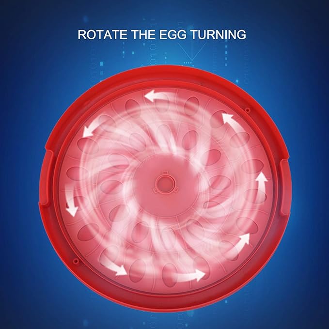 30 Egg Incubator Automatic Turning Digital Poultry Hatcher Brooder Temperature Control Hatching Chicken Duck Quails Bird Easy Observe