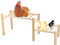 Vehomy Chicken Perch - Roosting Ladder for Chicken Coop - Jungle Gym & Toys for Poultry