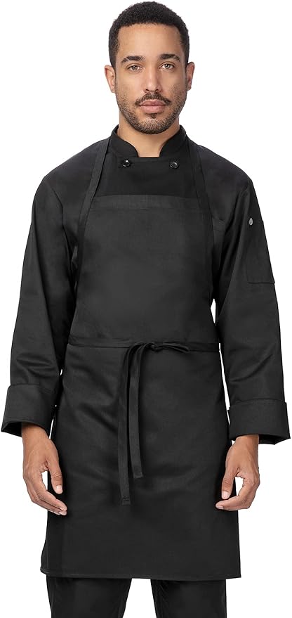 Chef Works Unisex Sustainable Bib Apron, One Size