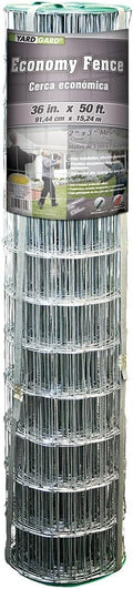 YARDGARD – 2 Inch by 3 Inch Mesh Welded Wire Fence – 36 Inches by 50 Feet – 16 Gauge Vinyl Coated Galvanized Steel – for Animal Enclosures | Garden Protection | Property and Utility Fencing