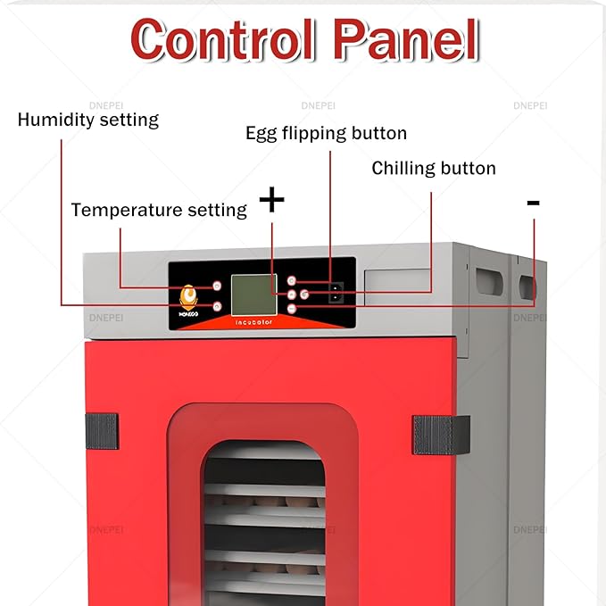 Automatic Digital Incubator for 400 Eggs, Smart Microcomputer Control, 360° Roller Flipping, Auto Cooling & Humidity - Professional Hatcher for Diverse Poultry and Bird Eggs