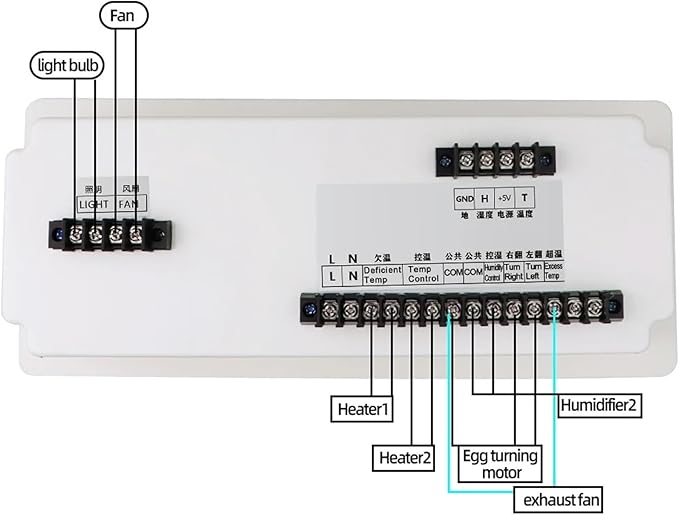 XM-18SW Egg Incubator Controller Thermostat Hygrostat Control Temperature and Humidity Controller App System