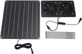 Solar Exhaust Fan Kit 12V 20W Solar Panel with Dual Fan Switch Control for Outdoor Chicken Coop Greenhouse Pet House ABS Material