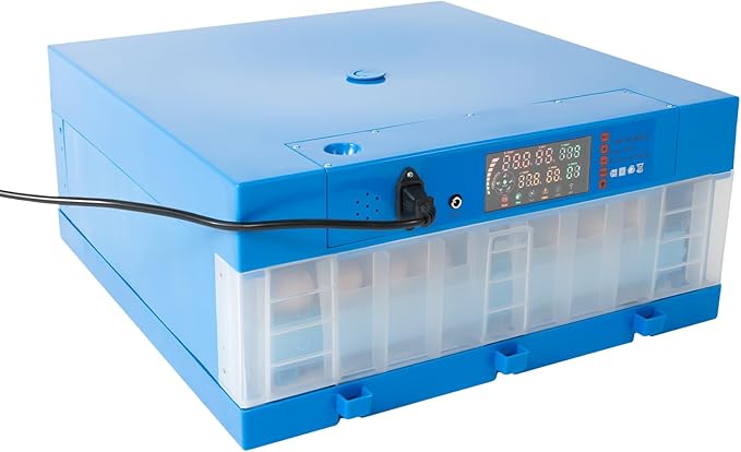 Automatic Egg Incubator, 48 Eggs Hatcher with Digital Display Screen and Accurate Temperature Control, Egg Incubator with Automatic Egg Turning and Humidity Control, Incubators for Hatching Eggs
