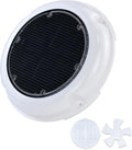 RV Roof Vent Fan, Solar Vent Fan - Upgraded 1440 CFH Powerful Ventilation, IP65 Waterproof Quiet with Insect Screen, for Boat Cabin, Camper, Roof, Greenhouse, Indoor Ventilation Systems