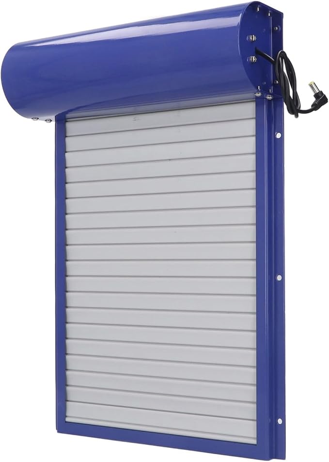 TOPINCN Automatic Chicken Coop Door with Timer, Protect Poultry from LED Display Controller, Iron Sheet Metal Frame, for Chicken, Duck and Goose (US Plug)