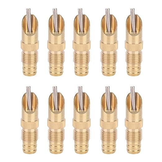 Dioche 1/4 Npt Th10Pcs Automatic Fox Drinker Nipple Waterer - SpillFree Watering System for Rabbits, Chickens, Ducks, and More - Easy to & Durable Material