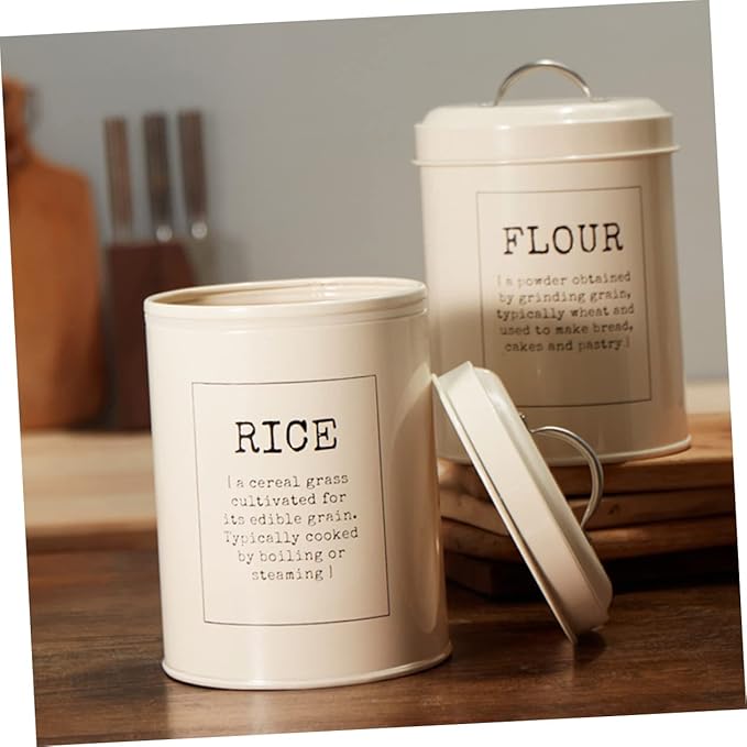 European Style Airtight Rice Preservation Container Large Storage Bin Lids Sealing Grain Storage Barrel for Home