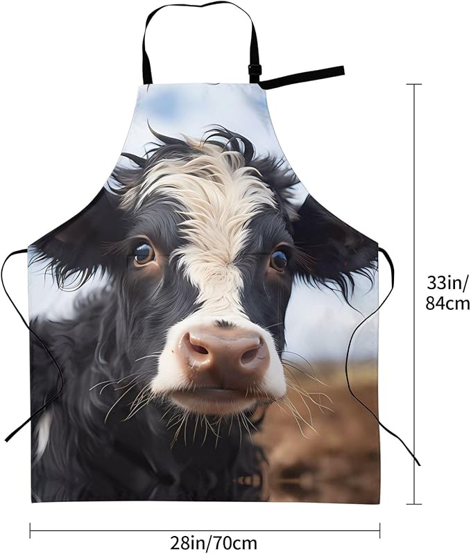 Dogs and Roses Heavy Duty Waterproof Apron with Pockets for AdultsResistant Grilling, Gardening, Painting