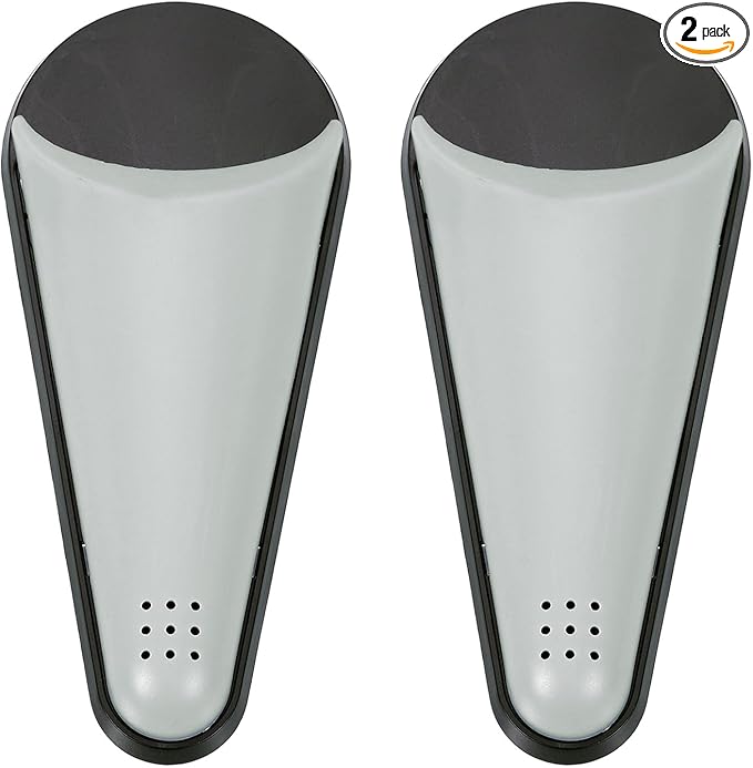 uxcell 2Pcs Magnetic Scissor Holder, Kitchen Scissors Holder with Magnetic Adsorption Drainage Holes Detachable Shears for Kitchen Refrigerator Organization, Gray