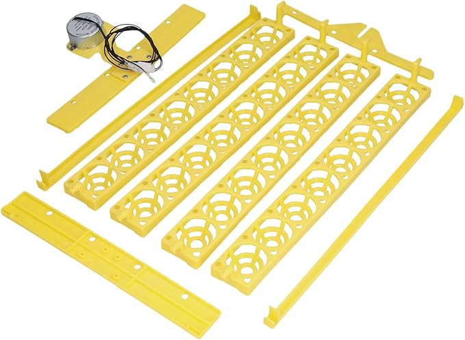 CUEA Plastic Egg Incubator Tray, Sufficient Power Safe Hatching Fully Automatic Egg Turner for Goose for Birds for Chicken(#1)