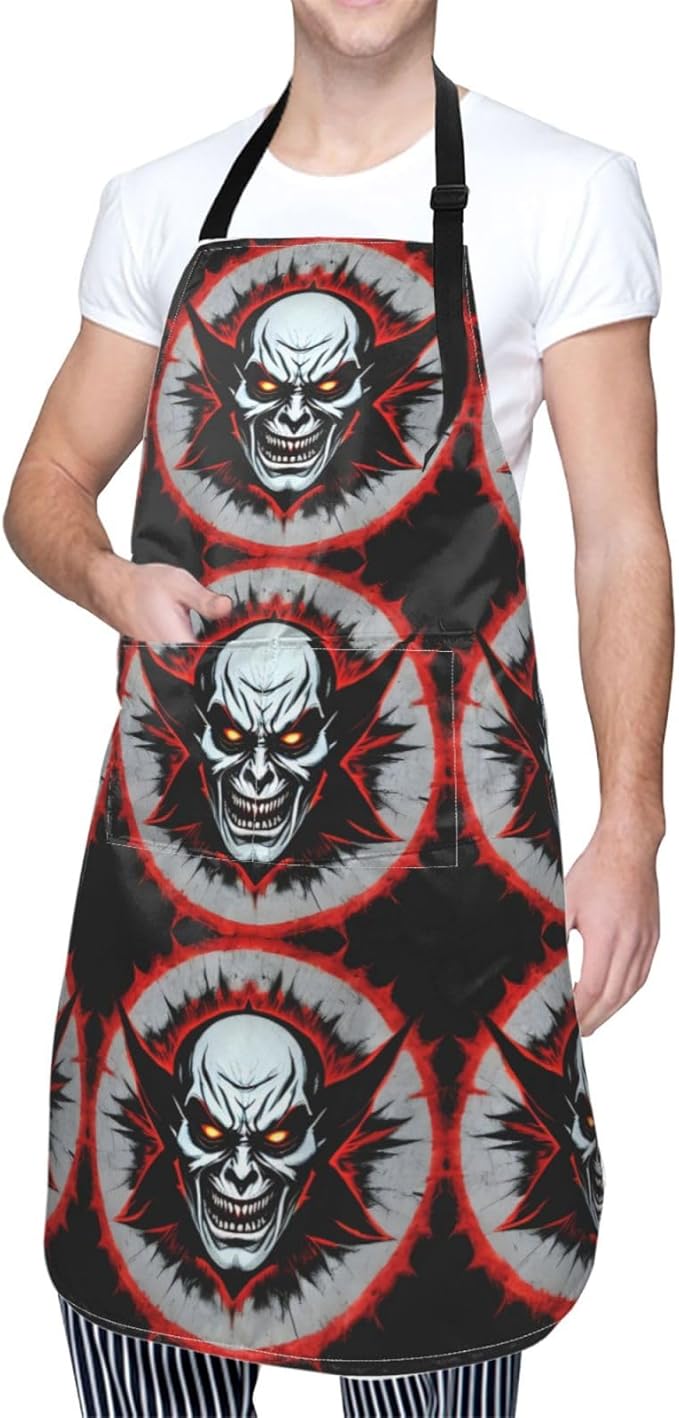 Multidimensional Space Heavy Duty Waterproof Apron with Pockets for AdultsResistant Grilling, Gardening, Painting