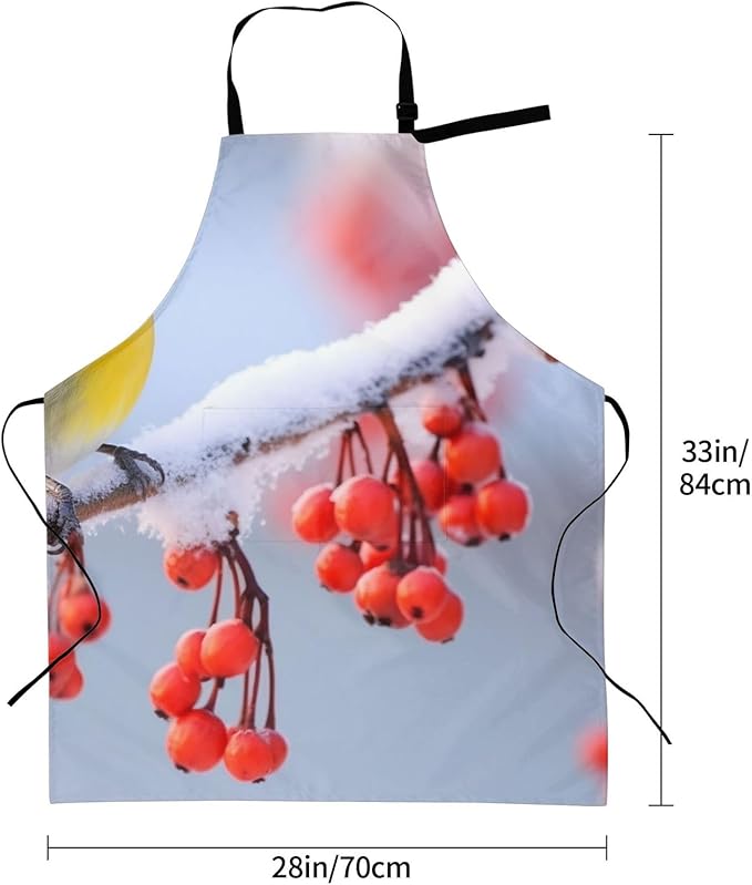 Waterproof Aprons for Women Men Adjustable Bib Tractor farm Apron Chef Cooking Aprons for Kitchen