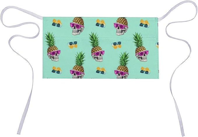 Half Apron with 3 Pockets Chef Cooking Kitchen Restaurant Aprons for Women Men