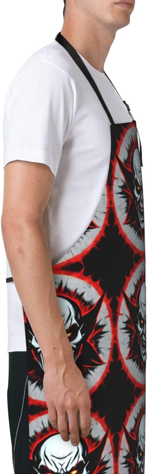 Multidimensional Space Heavy Duty Waterproof Apron with Pockets for AdultsResistant Grilling, Gardening, Painting