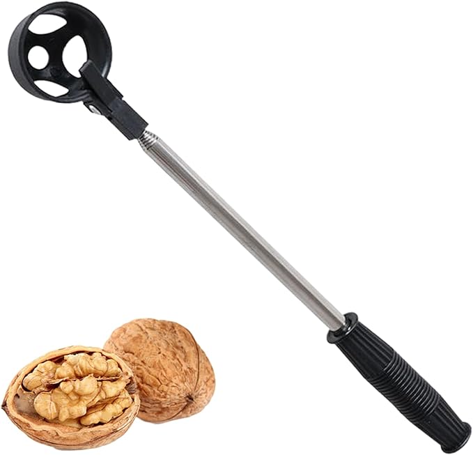 Egg Grabber Telescopic Tool - Stainless Steel, Extendable Egg Nut Collector | Long Reach Grabber For Chicken Coops Poultry Houses Farms Yards Gardens, Multi-Functional Outdoor Eggs Picker, Easy Harves