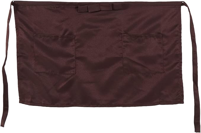 Ymiko Apron, Half Length Aprons With Pockets for Kitchen or Serving