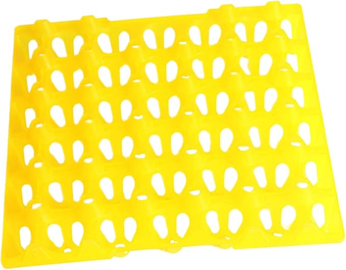 Farm Egg Container Long Distance Transport Breathable Egg Holder, Yellow