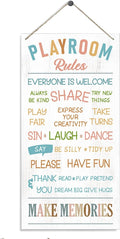 Decorative Wooden Sign, Modern Playroom Decor, 30" x 15", Funny Theme, Wall Mount, Perfect for Home, Living Room, Bedroom, Kitchen, Office, Outdoor
