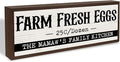 Country Style Kitchen Decor, The Mamaw's Family Kitchen Sign, Decorative Wooden Wall Plaque, Grandma Kitchens Gifts, Gift for Mamaw from Grandkids 9.5x3.1x1 inches