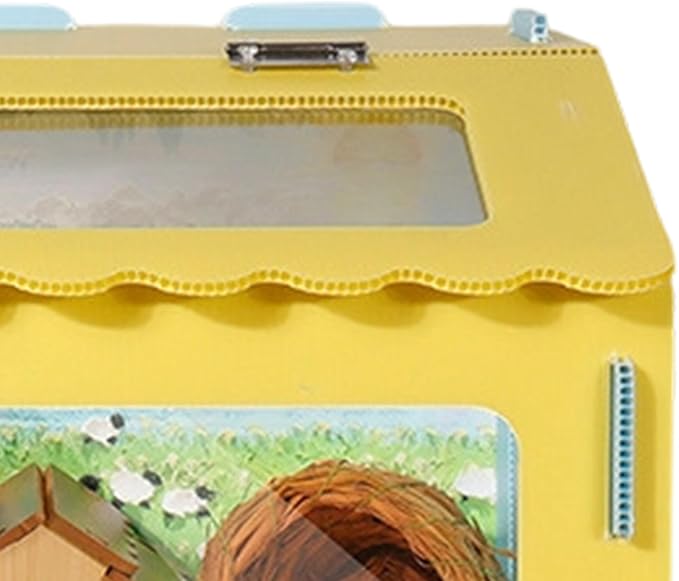 Brooder Box for Chicks - Chew-Resistant with Observation Window, Quail Brooder Box Kit for Small Space Backyard Urban Home Small Farm Apartment Garage Beginners Adults