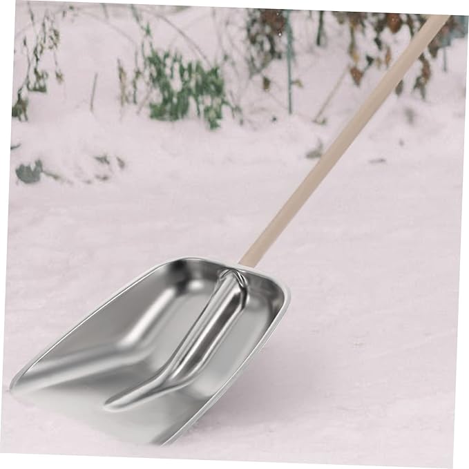 Stainless Steel Snow Shovel Farm Scoop Shovel Head Outdoor for Grain Feeding