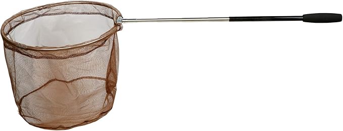RESTCLOUD Bait Net and Fishing Landing Net with Telescoping Pole Handle Extends to 59 inches