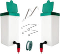 1L Automatic Drinker System Chick Water Cups 1L Hanging Automatic Fill Chick Cup Drinker Waterer Used for Cages (red, 2)