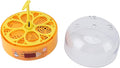 6 Egg Incubator Automatic Temperature Humidity Control Poultry Hatcher Egg Hatching Machine for Chicken Duck Quail Eggs with Visual Window Compact Design (US Plug 110‑220V)