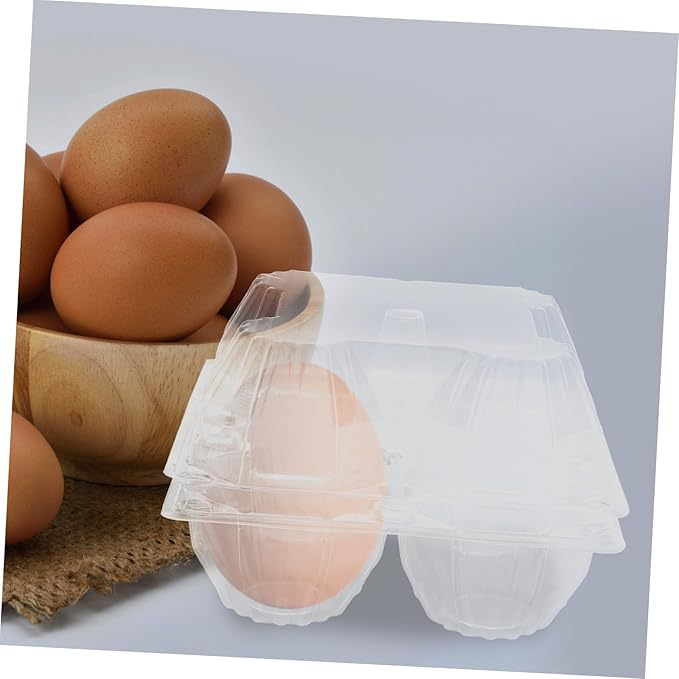 Garneck Egg Cartons Bulk Plastic Egg Holder for Fridge 6 Pack Packaging Box View