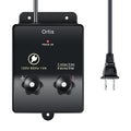 Electric Fence Energizer, Ortis 2-Mile/ 8 Acres Electric Fence Controller for Dogs, Livestock, Squirrels, Used for Gardens, Chicken Coops, 0.1 Joule