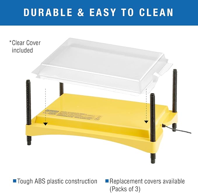 Brinsea Ecoglow Safety 1200 Chick or Duckling Brooder, Adjustable Height & Angle Brooder Plate, Ideal for Chicken Coops Poultry Heating with Safety Indicator, 18 Watts