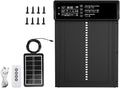 Automatic Chicken Coop Door Solar Powered, Display Automatic Chicken Door with Timer & Light Sensor,Solar Chicken Coop Door(Bundle3)